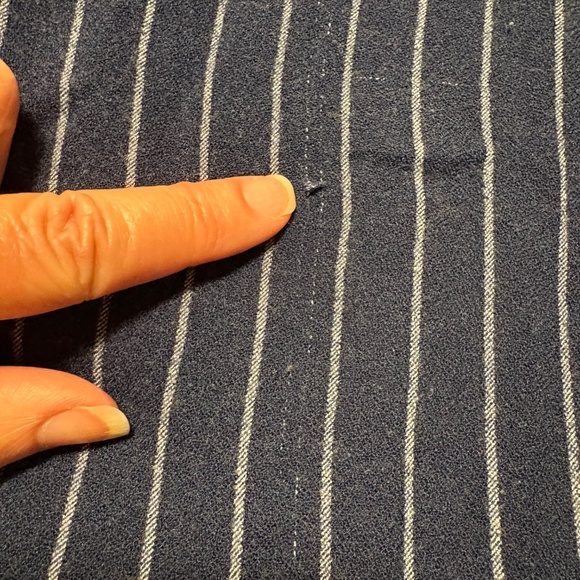 Forever 21 pinstriped shirt dress - as is - size small - Picture 6 of 9